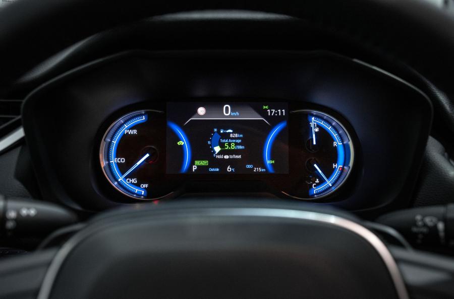 Панель приборов Toyota RAV4 Hybrid Style 2019 года  (WW) (фото 25 из 40)